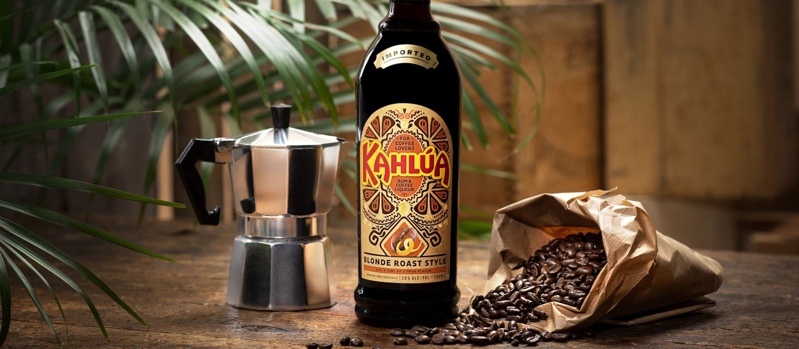 Kahlua Blond roast style bottle