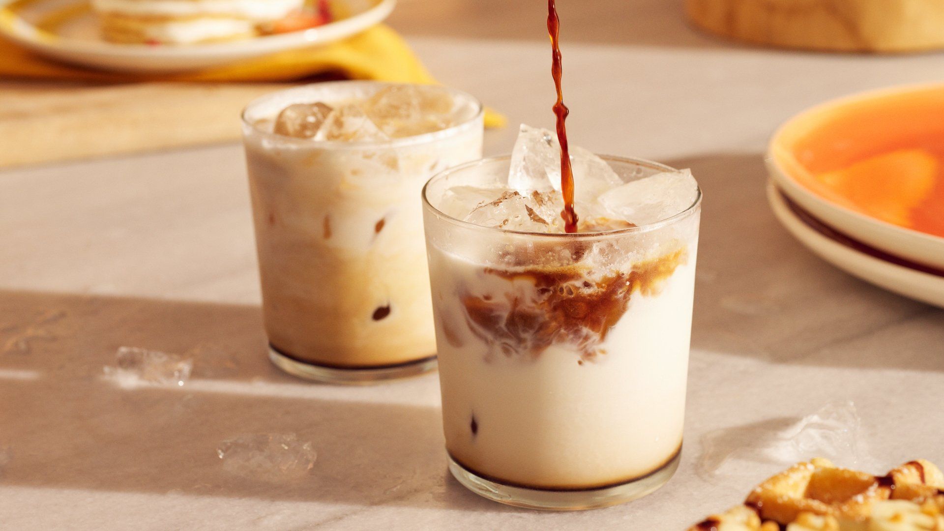 Kahlua original flat white Russian cocktails