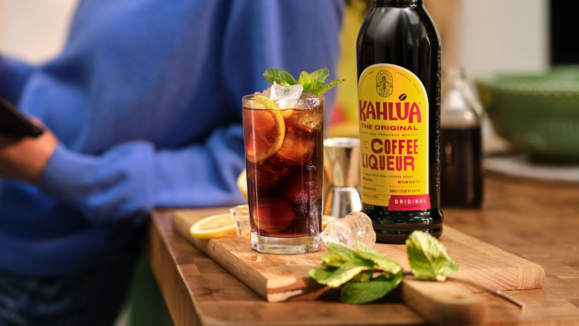 Kahlua cold brew cocktail