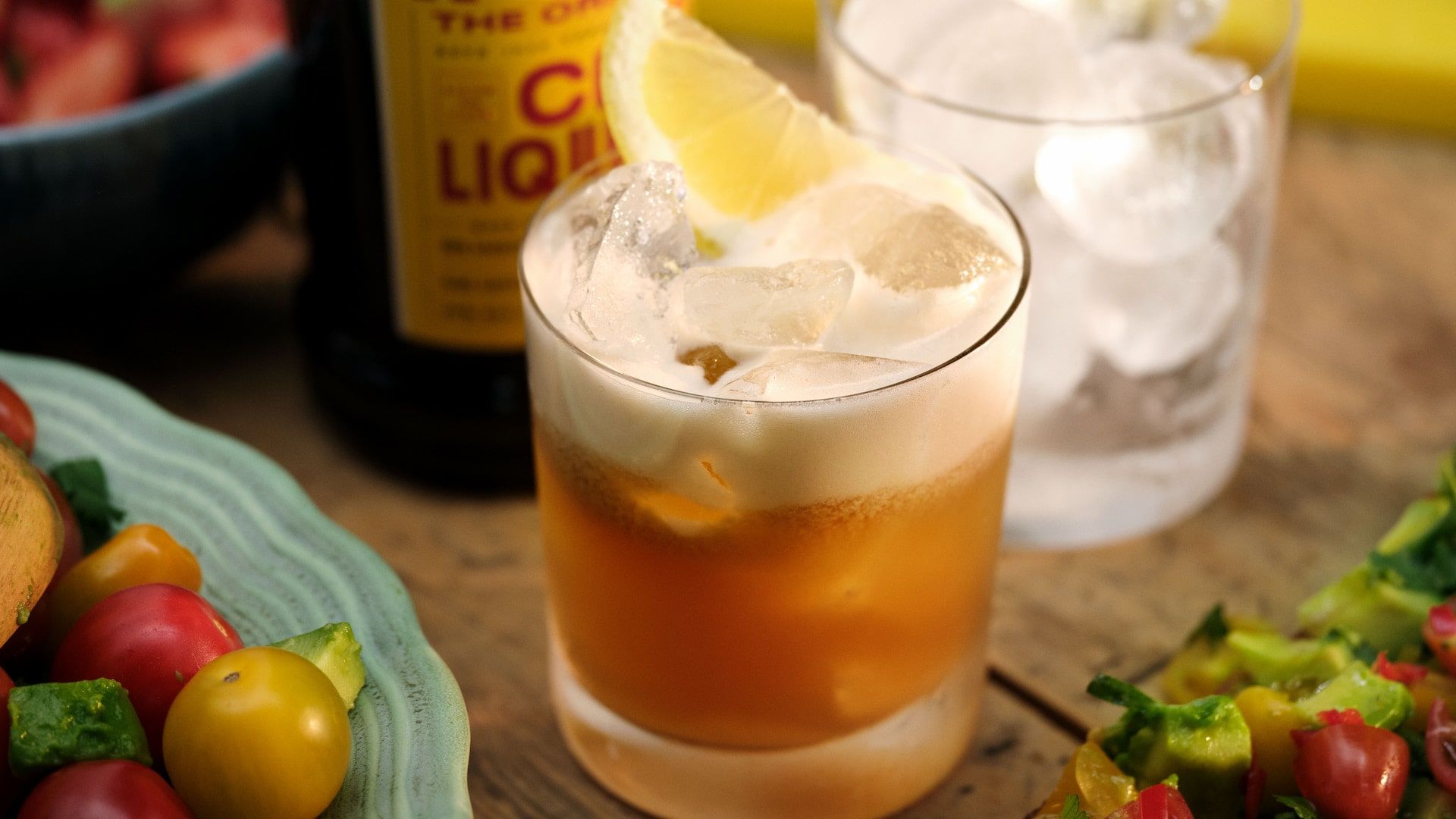 Kahlua sour cocktail