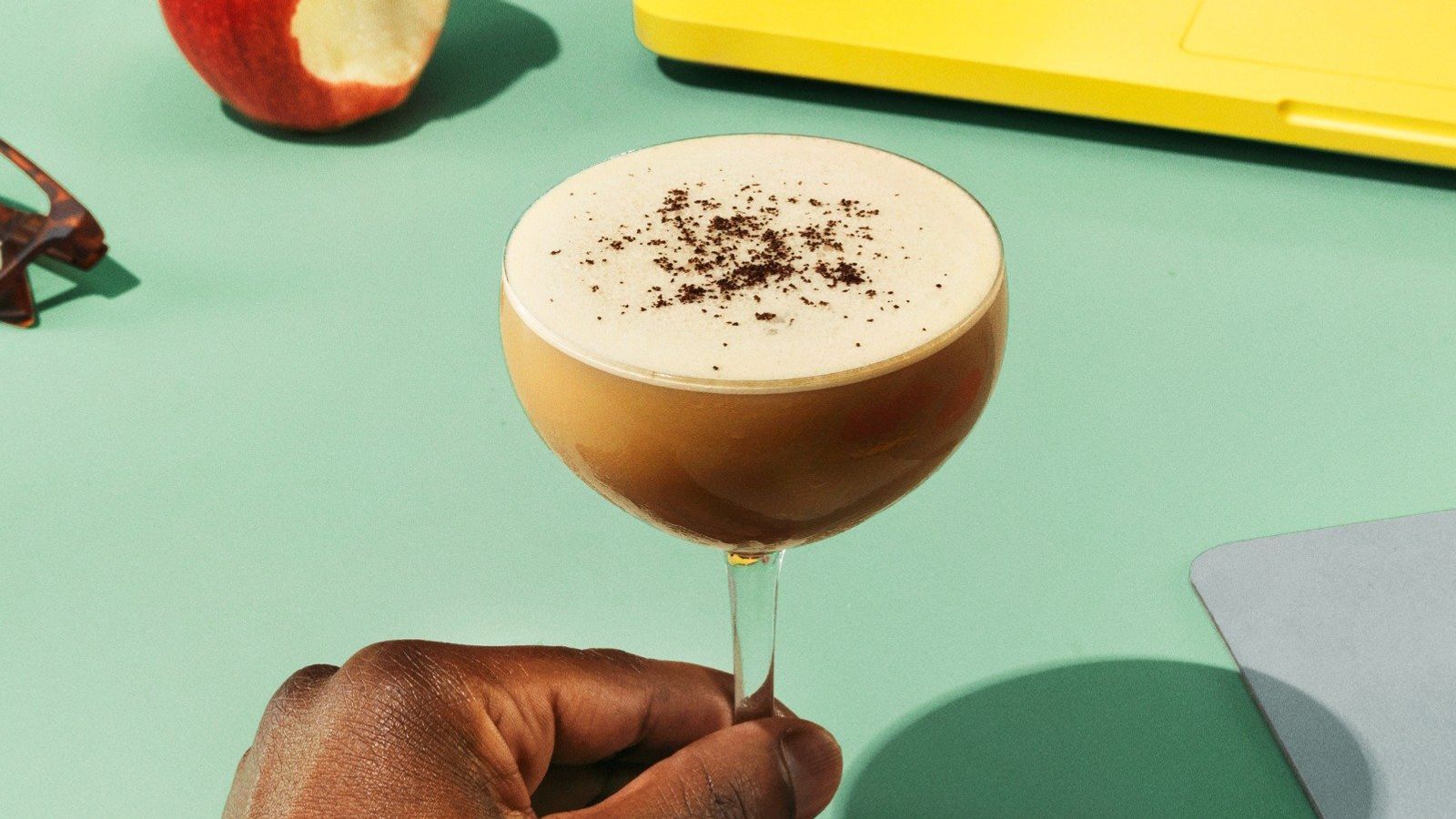 Kahlua latte martini cocktail