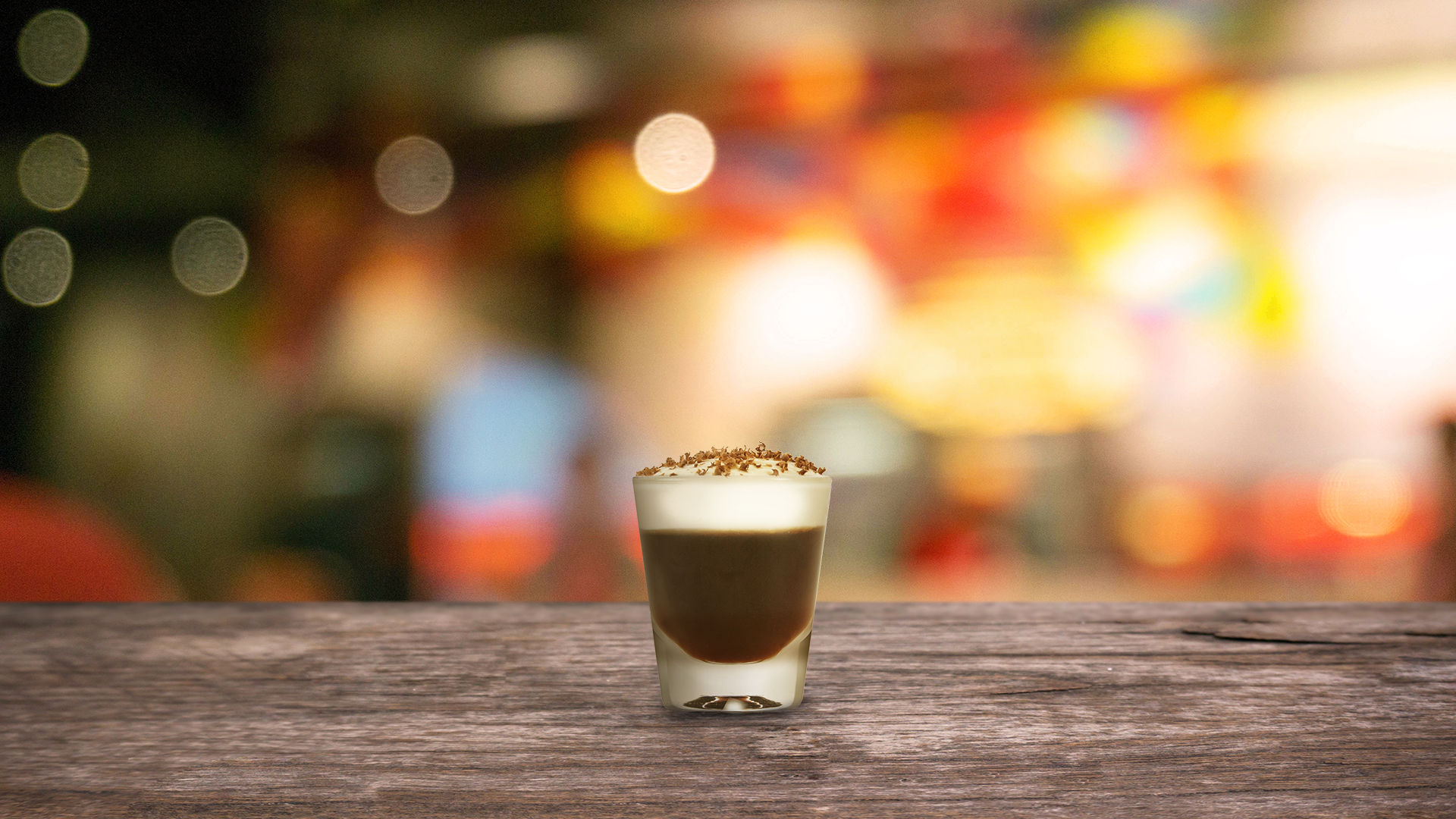 Kahlua chili chocolate shot