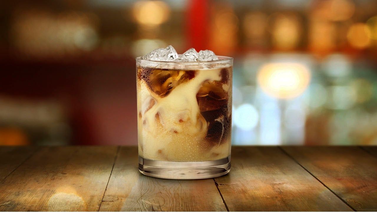 Kahlua eggnog white Russian
