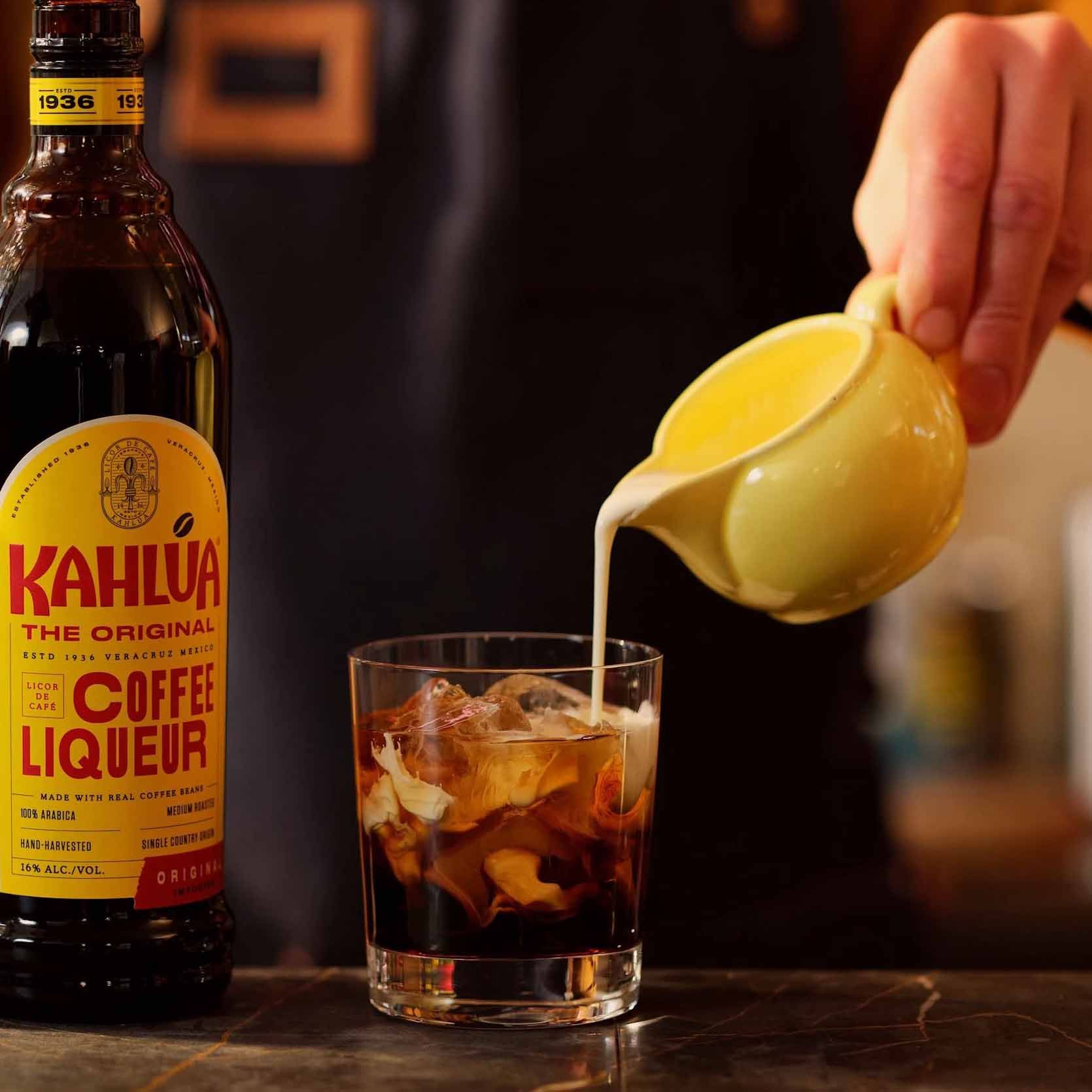 Kahlua and cream cocktail