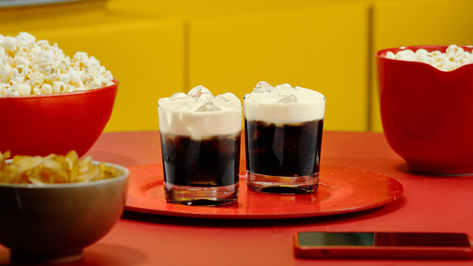 Kahlua and cream drinks