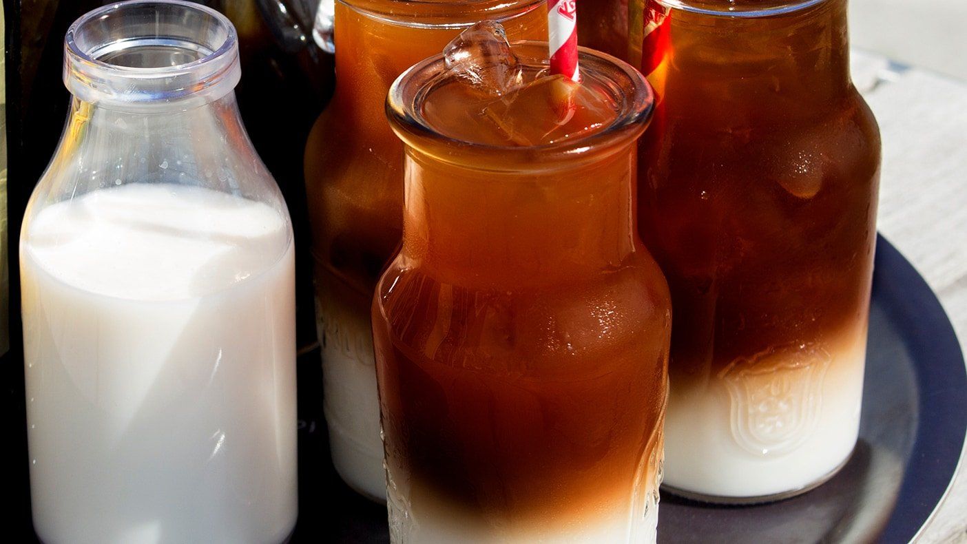 Kahlua Salted Caramel iced coffees