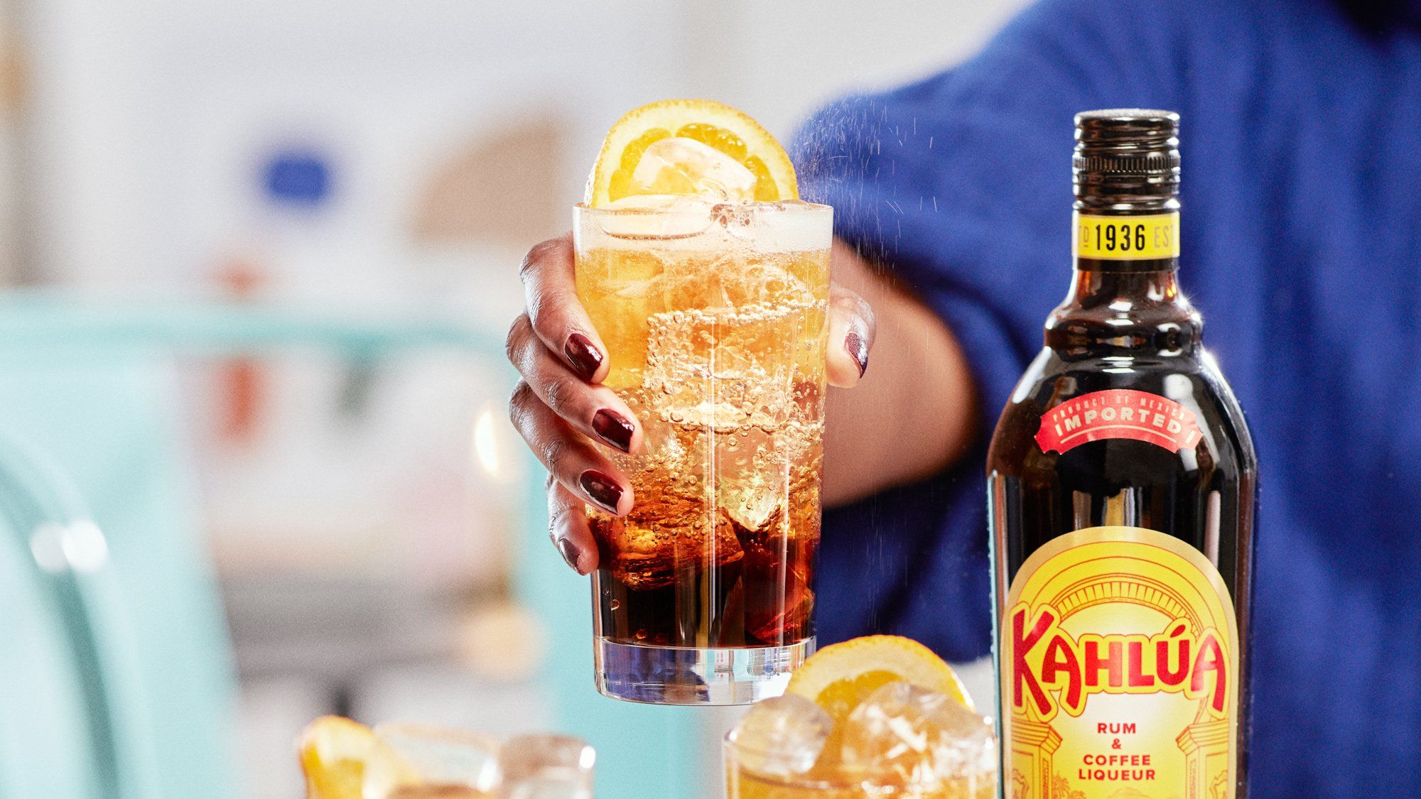 Kahlua Ginger ale cocktail