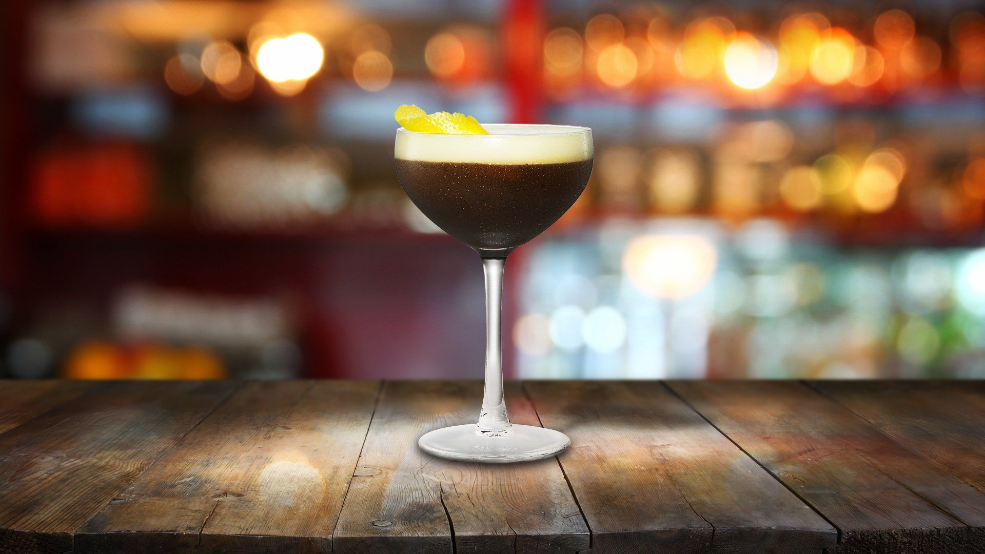 Kahlua sour martini cocktail