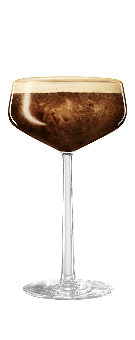Espresso Martini container image in front of a transparent background