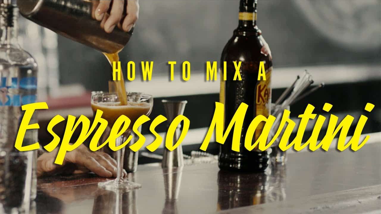 Espresso martini how to mix