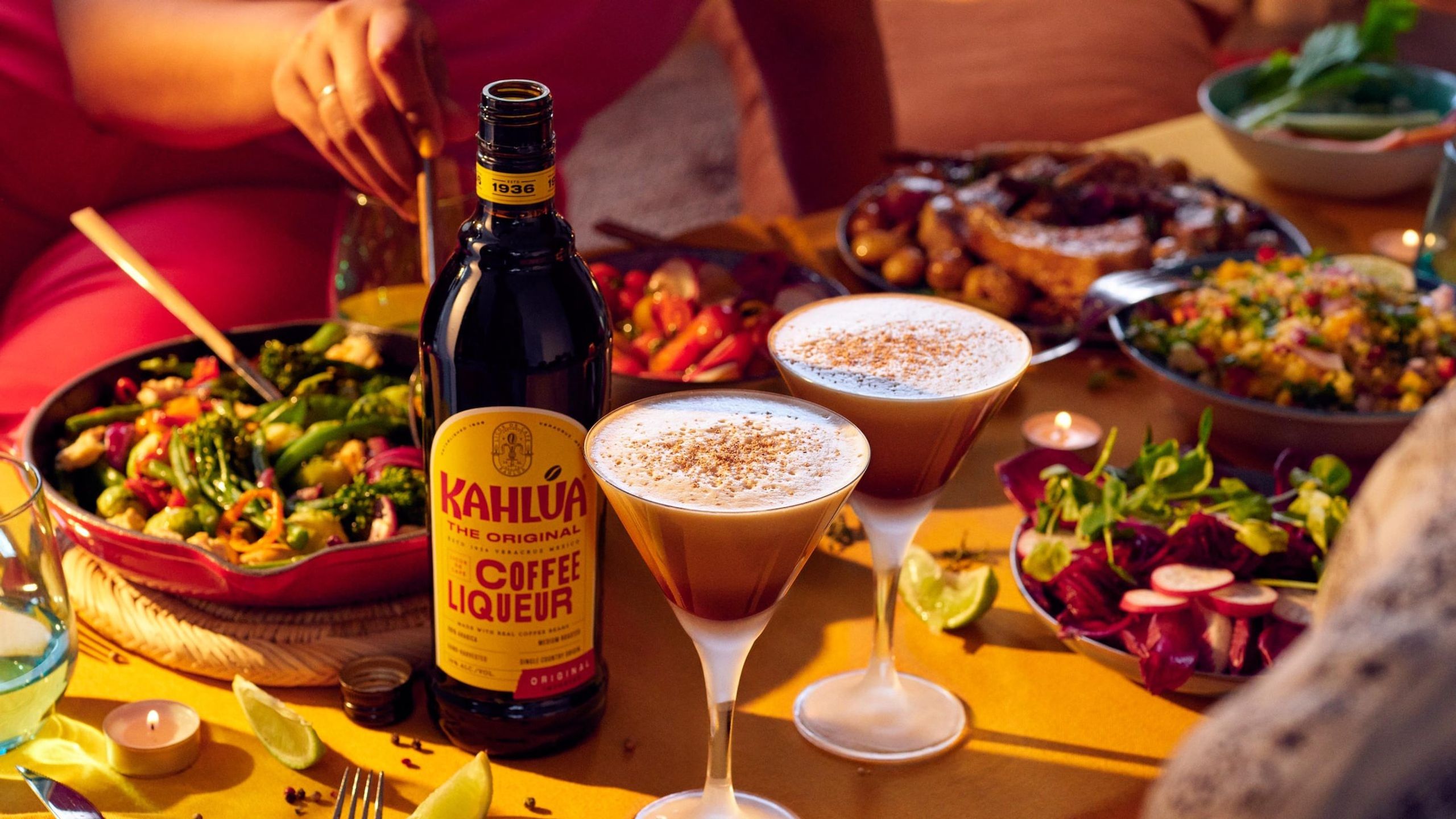 Kahlua pumpkin spice martini cocktail