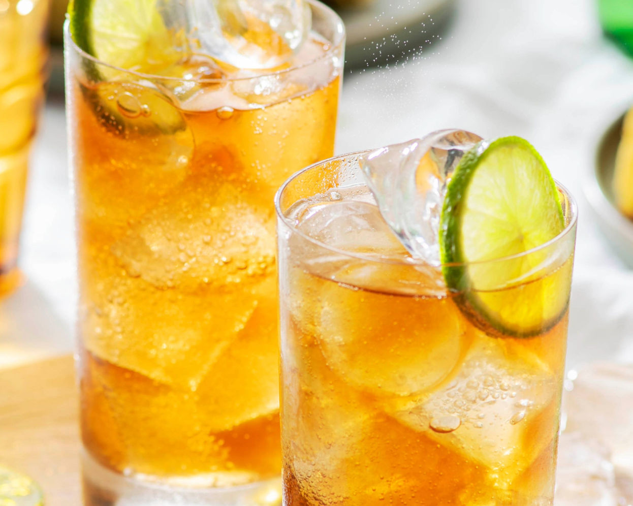 Two brewed & Stormy Mocktail