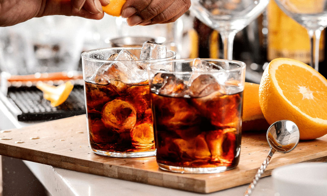 Two coffee cocktails