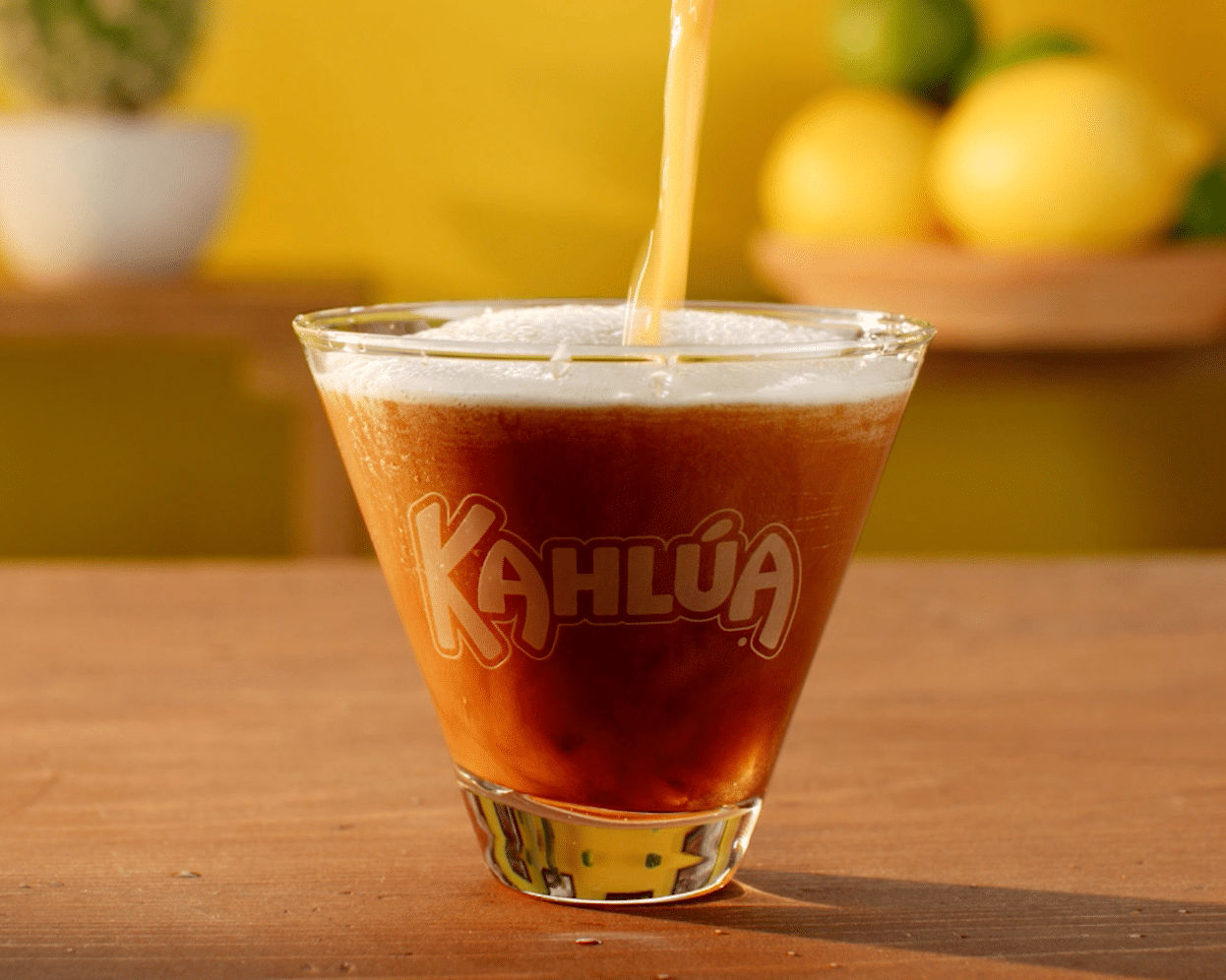 A Kahlúa cold brew martini
