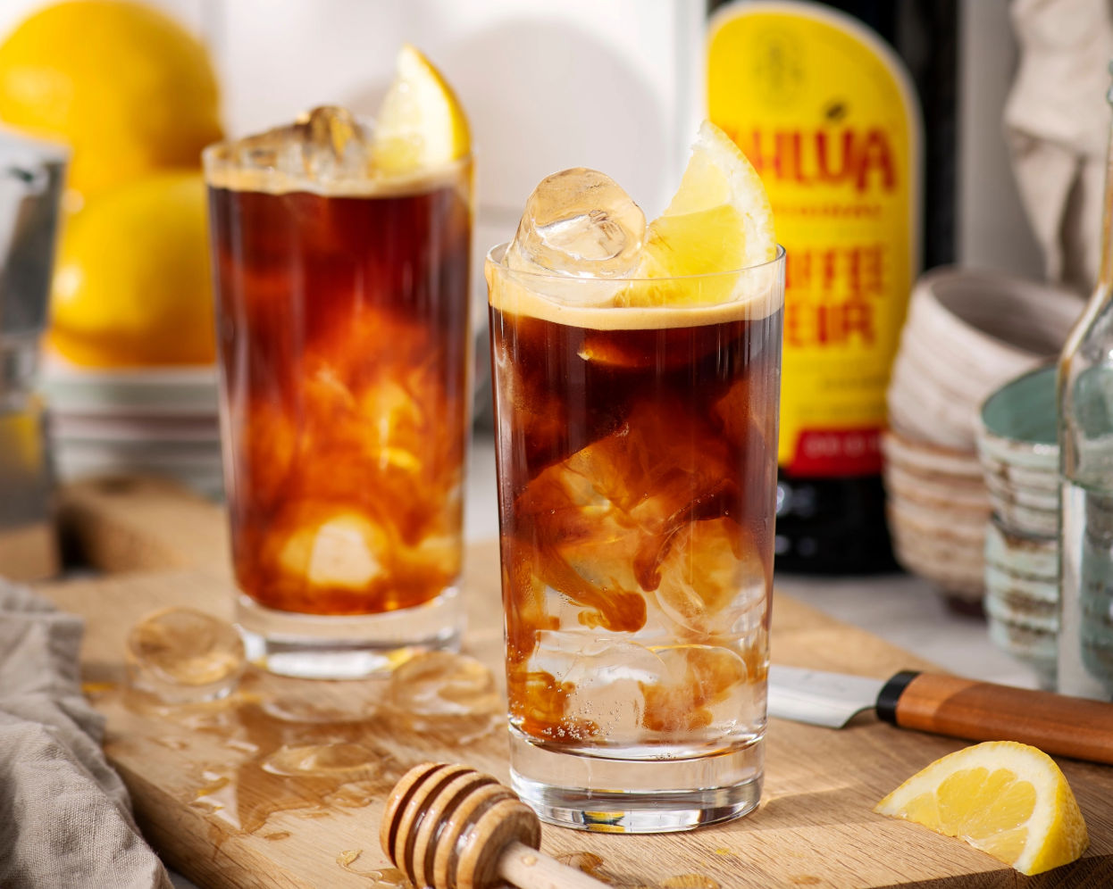Two espresso Soda Mocktails