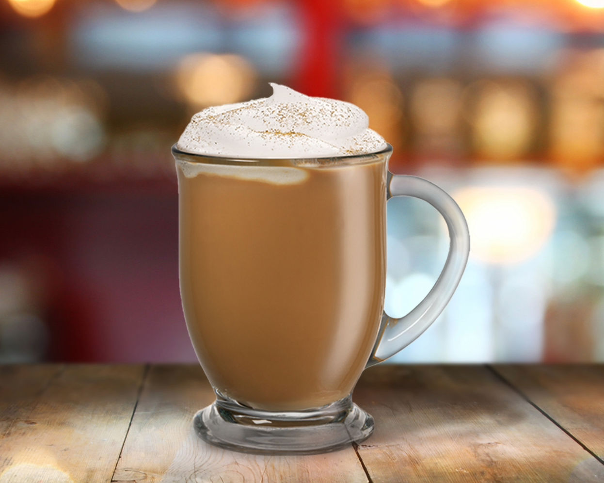 Close up on a Kahlua Hot Cocoa with whipped cream