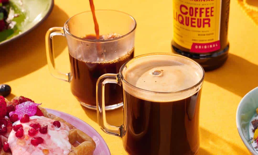 Hot drinks with kahlua