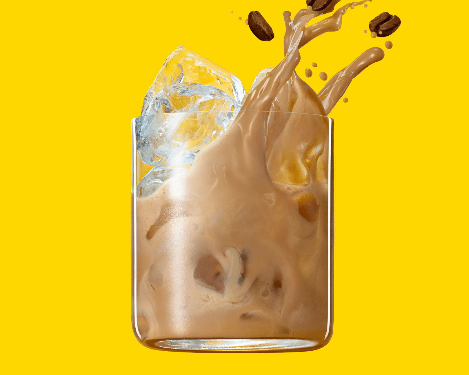 Kahlua coffee cream drink over ice